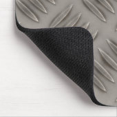 Diamant-Platten-Metallmuster Mousepad (Ecke)