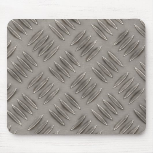 Diamant-Platten-Metallmuster Mousepad (Vorne)