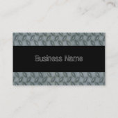 Diamant-Platten-Stahl Visitenkarte (Rückseite)