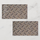 Diamant-Platten-Stahlboden Visitenkarte (Vorne/Hinten)