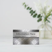 Diamant-Platten-Visitenkarten Visitenkarte (Stehend Vorderseite)