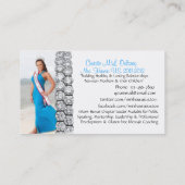 Diamant-Plattform-Festzug-Visitenkarte Visitenkarte (Rückseite)