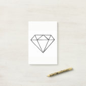 Diamant Post it Post-it Klebezettel (Auf Schreibtisch)