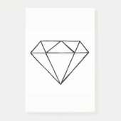 Diamant Post it Post-it Klebezettel (Vorderseite)