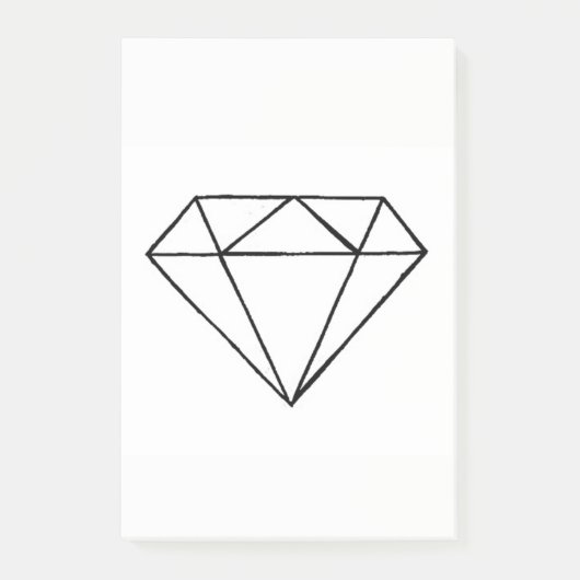 Diamant Post it Post-it Klebezettel (Vorderseite)