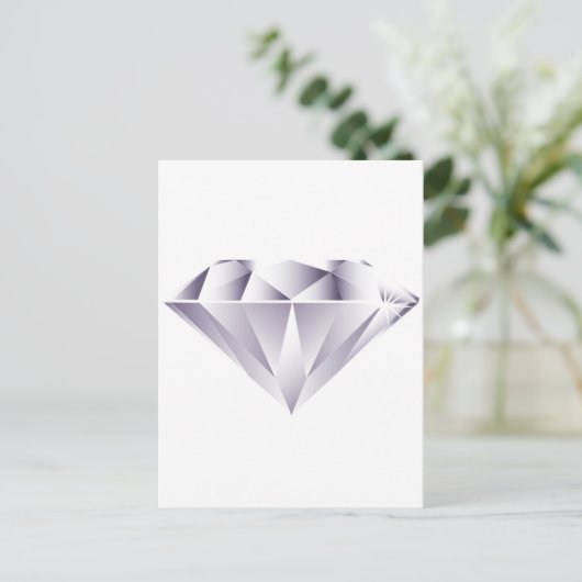 Diamant Postkarte (Stehend Vorderseite)