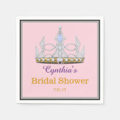 Diamant-Princess-Party Serviette (Vorderseite)