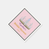 Diamant-Princess-Party Serviette (Ecke)