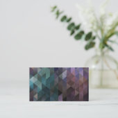 Diamant-Prisma-Visitenkarte Visitenkarte (Stehend Vorderseite)