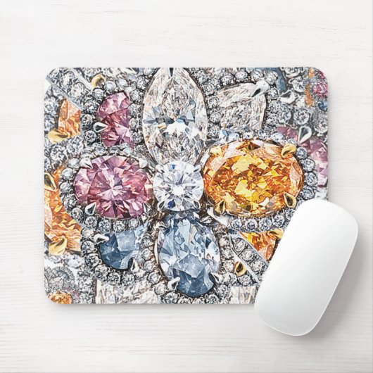 Diamant Puakenikeni Mousepad durch Richard (Mit Mouse)