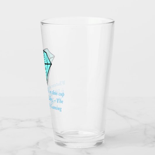Diamant Quality Drinking Cup Glas (Links)