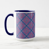 Diamant-Quilt-Muster 1 Tasse (Links)