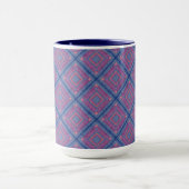 Diamant-Quilt-Muster 1 Tasse (Zentrum)