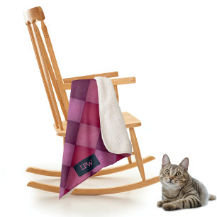 Diamant Quilt - Pinks und Purples - fügen Sie Init Sherpadecke