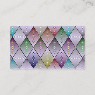Diamant-Quiltmuster Individuelle Visitenkarten Visitenkarte