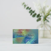Diamant Ray of Light Business Card Visitenkarte (Stehend Vorderseite)