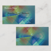 Diamant Ray of Light Business Card Visitenkarte (Vorne/Hinten)