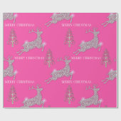 Diamant-Rentier und Silberschmiedee - Rosa Geschenkpapier (Flach)