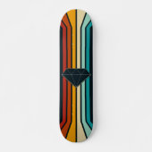 Diamant Retro Moderner Stil Skateboard (Vorne)