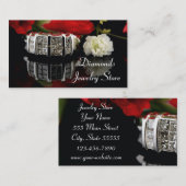 Diamant-Ring-Juweliergeschäft-Visitenkarte Visitenkarte (Vorne/Hinten)
