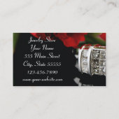 Diamant-Ring-Juweliergeschäft-Visitenkarte Visitenkarte (Rückseite)