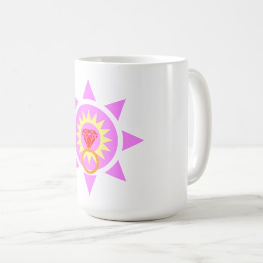 Diamant Ring Kaffeetasse (VorderseiteRechts)