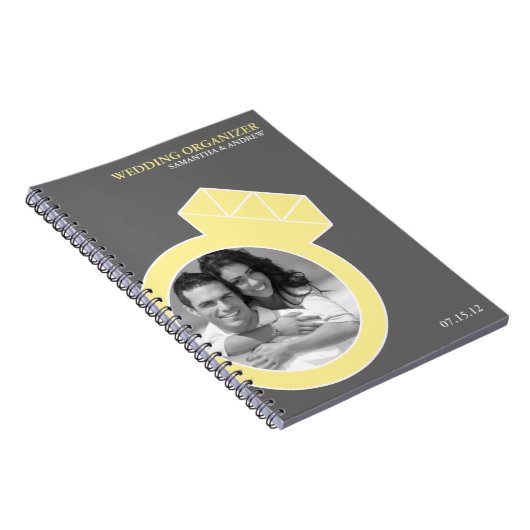 Diamant-Ring-kundenspezifischer Notizblock (Rechte Seite)