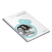 Diamant-Ring-kundenspezifischer Notizblock (Rechte Seite)