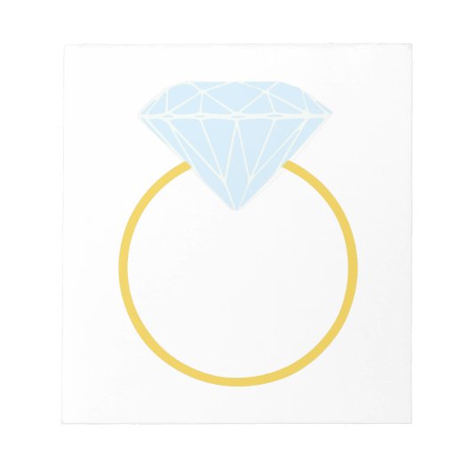 Diamant Ring Notizblock (Vorderseite)