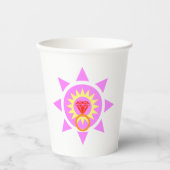 Diamant Ring Pappbecher (Vorderseite)