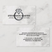 Diamant Ring | Schmuckgeschäft Visitenkarte (Vorne/Hinten)