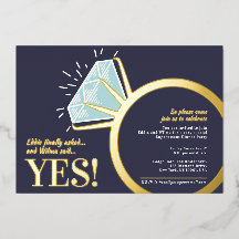 Diamant-Ringgrafik-Foto der Einsatzpartei