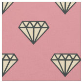 Diamant: Rosa, Grau u. Creme Stoff (Nahaufnahme)