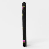 Diamant-Rosa-u. Goldherz-Blume Case-Mate iPhone Hülle (Hinten/Links)