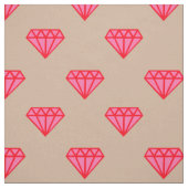 Diamant: Rosa u. Rot Stoff (Muster)