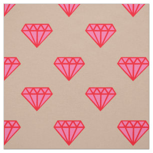 Diamant: Rosa u. Rot Stoff