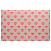 Diamant: Rosa u. Rot Stoff (Fat Quarter (45,7 x 55,9 cm))