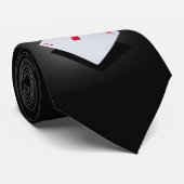 Diamant-Royal Flush Krawatte (Gerollt)