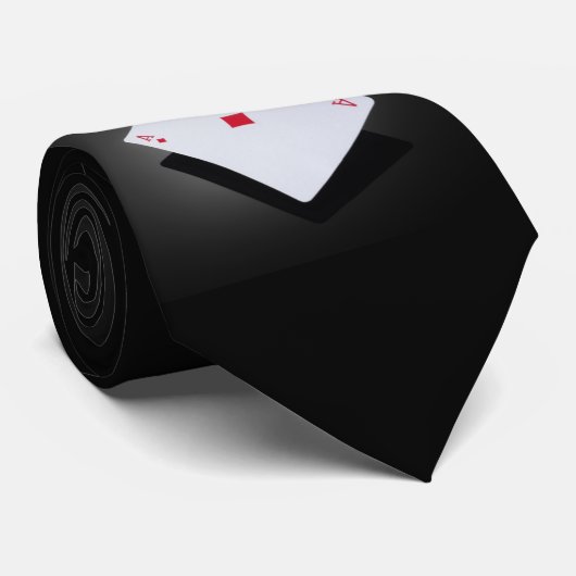 Diamant-Royal Flush Krawatte (Gerollt)