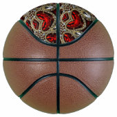 Diamant-Rubin Rot-Kristall Basketball (Rechts)