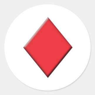 Diamant Runder Aufkleber