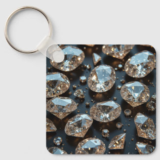 Diamant-Schlüsselanhänger sehen wie ein echter Dia Schlüsselanhänger