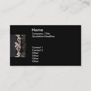 Diamant-Schmuck-Klassiker-Visitenkarte Visitenkarte