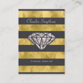 Diamant-Schmuck-Visitenkarte-Edelstein-Juwelier Visitenkarte (Vorderseite)