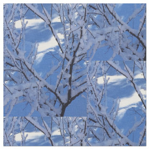 Diamant-Schnee Stoff