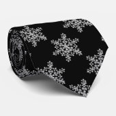 Diamant-Schneeflocken Krawatte (Gerollt)