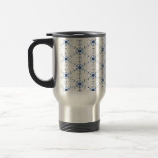 Diamant-Schneeflocken-Muster-Bierkrug Reisebecher