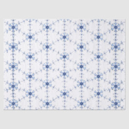 Diamant-Schneeflocken-Muster-Geschenkpapier Seidenpapier