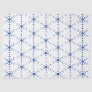 Diamant-Schneeflocken-Muster-Geschenkpapier Seidenpapier