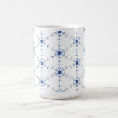Diamant-Schneeflocken-Muster Kaffeetasse (Mittel)